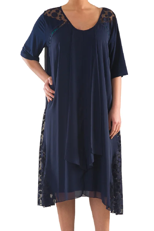 La Mouette Women's Plus Size Sophisticated Cocktail Dress