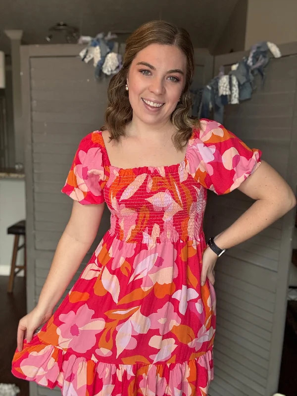 Spring Time Floral Dress