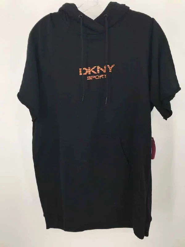 Pre-Owned DKNY Black Size Large Athletic Dress