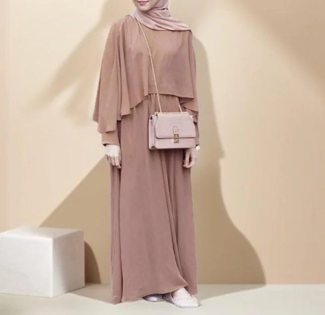 Elegant cape dress- Abaya dress