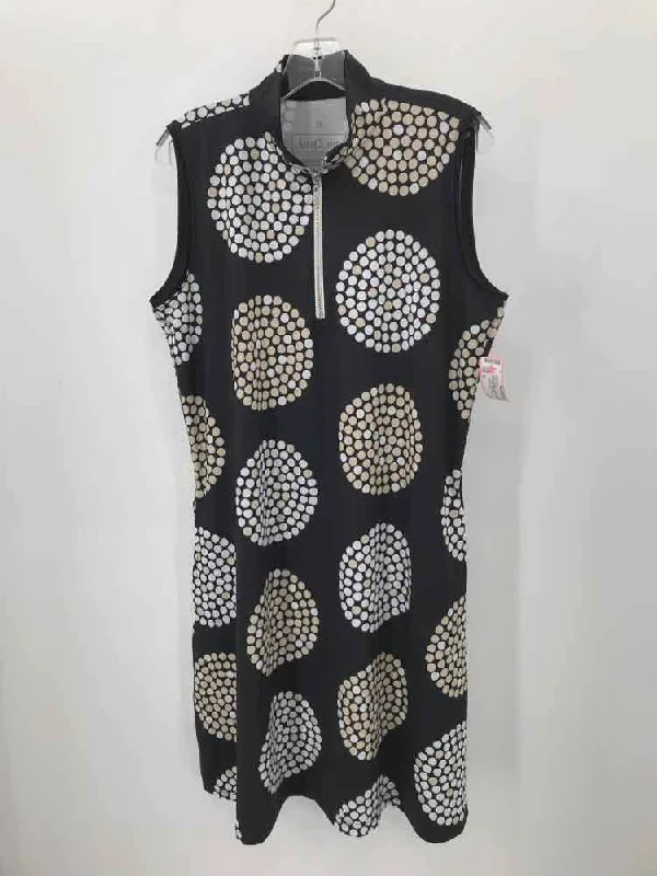 Pre-Owned Ana Clare Black Size XL Athletic Dress