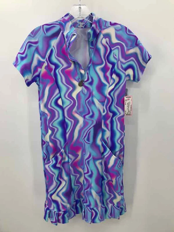 Pre-Owned Tzu Tzu Purple Size Small Printed Athletic Dress