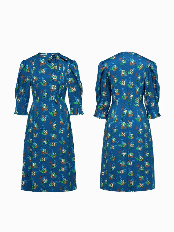 EP YAYING Classic Printed Dress
