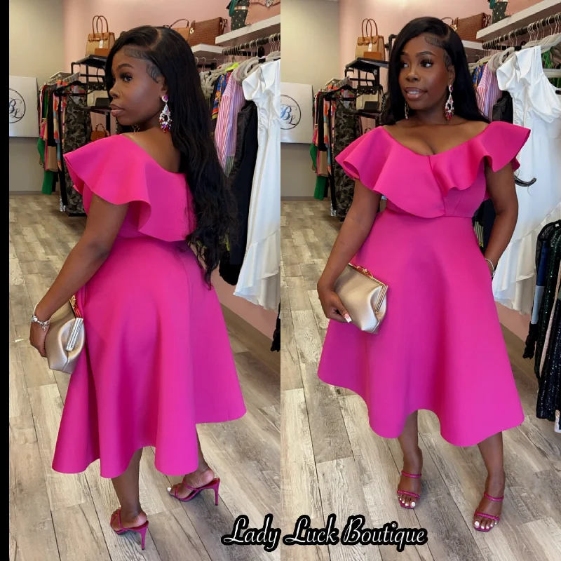 Tristian Ruffle Dress
