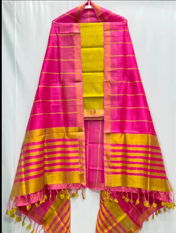 Fayazah | Mangalagiri-Pattu-Dress-Material