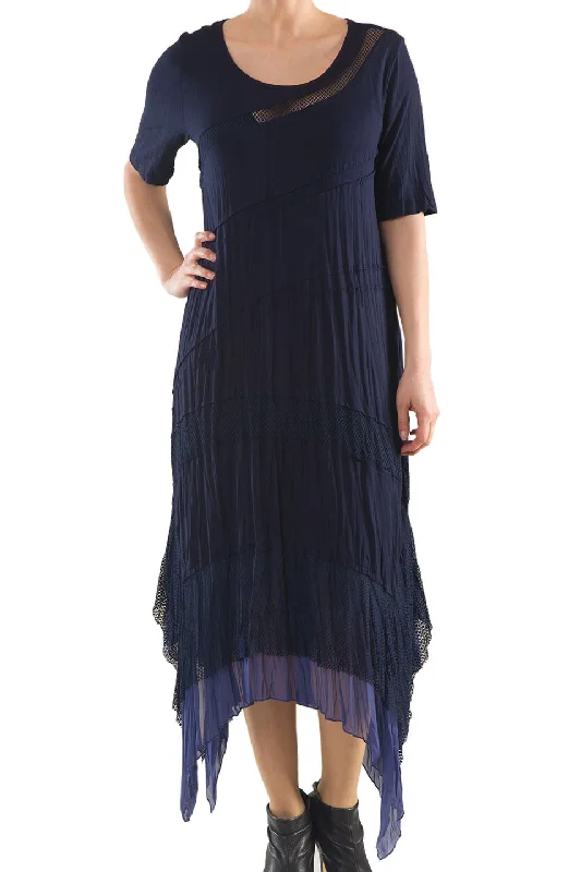 La Mouette Women's Plus Size Summer Dress with Mesh