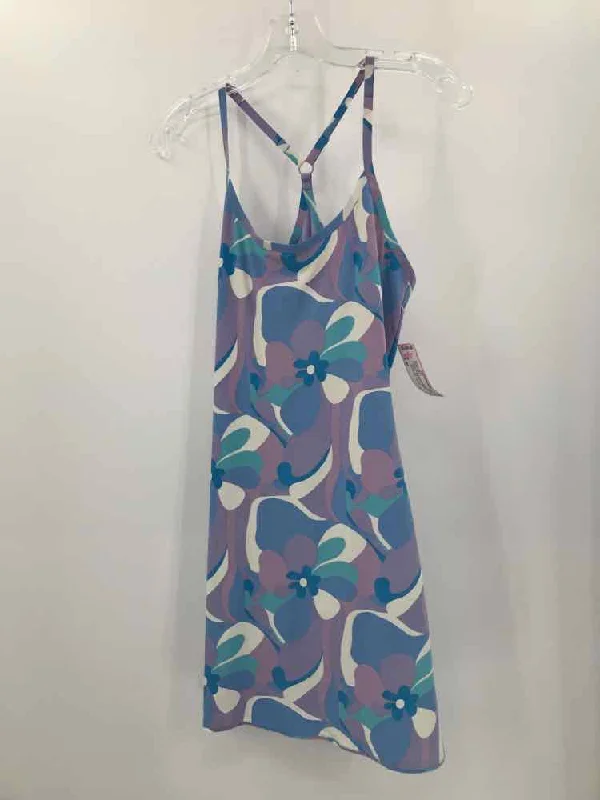 Pre-Owned Outdoor Voices Purple Size XS Printed Athletic Dress