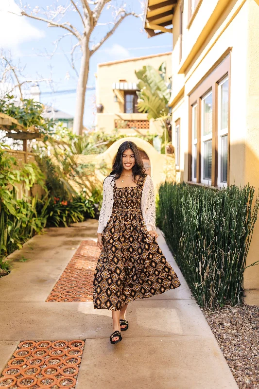The Sunny Geometric Dress