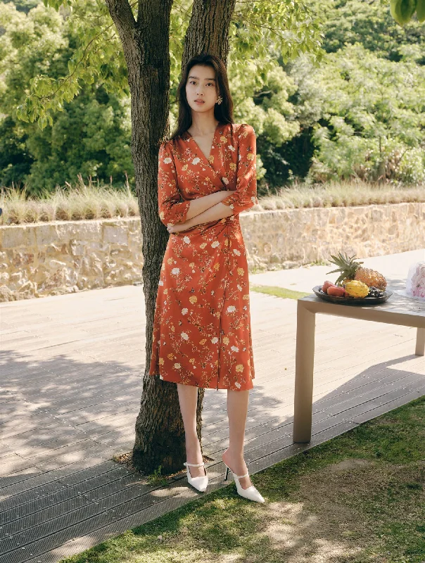 EP YAYING Silk Dress