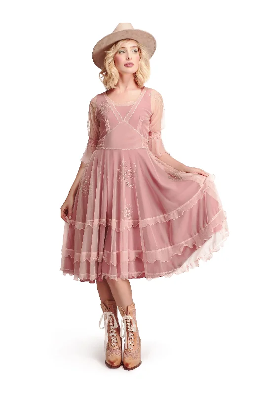 Sierra Canyon Sunset Dress in Victorian Rose by Nataya
