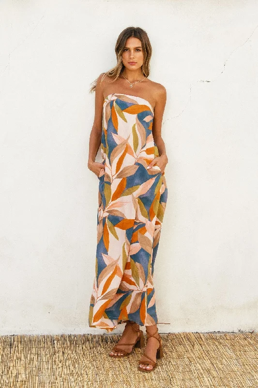 Kat Persimmon Blue Dress