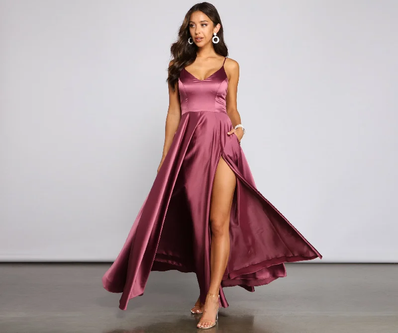 Juliet Formal High Charming Slit Dress 2