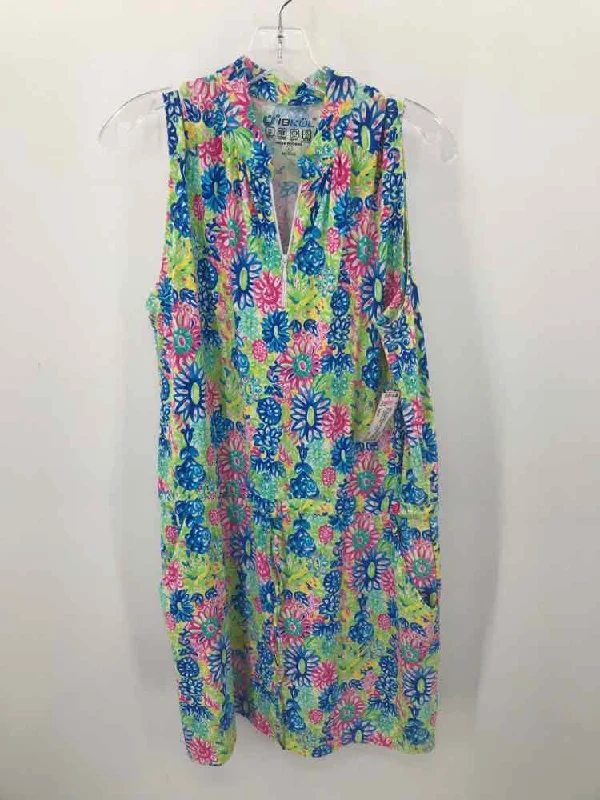 Pre-Owned Ibkul Green Size Large Athletic Dress