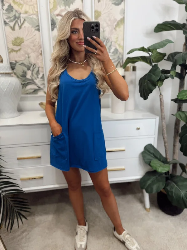 Simply Southern Royal Solid Tara Dress