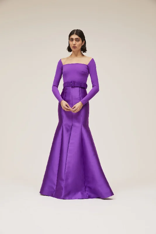 The Mabel Dress in Ultra Purple