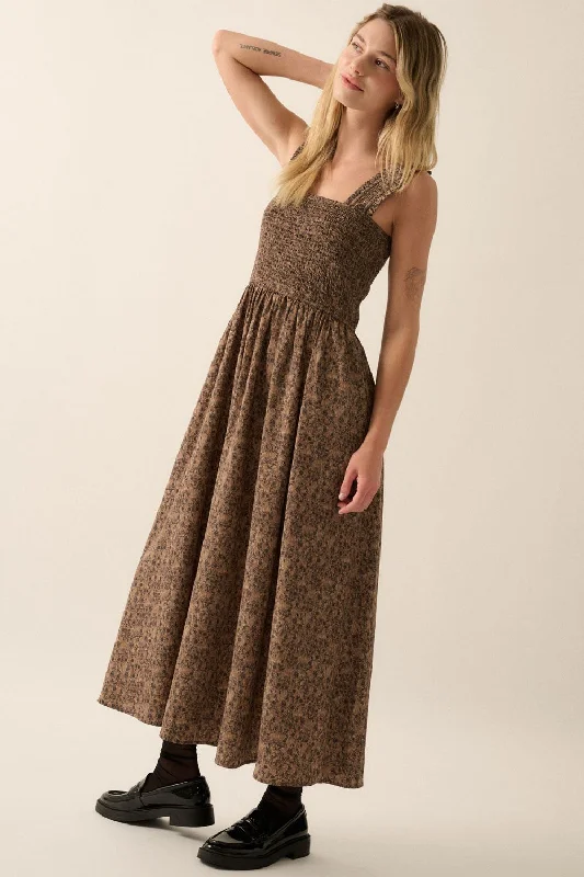 Brown Floral