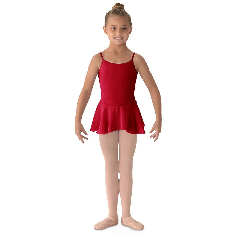 Child Basic Camisole Dance Dress - Garnet
