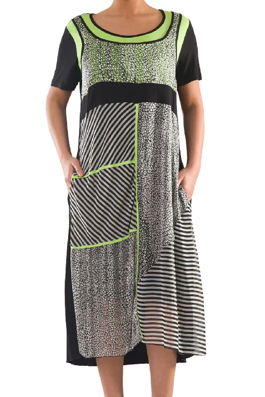 La Mouette Women's Plus Size Easy Asymmetrical Dress