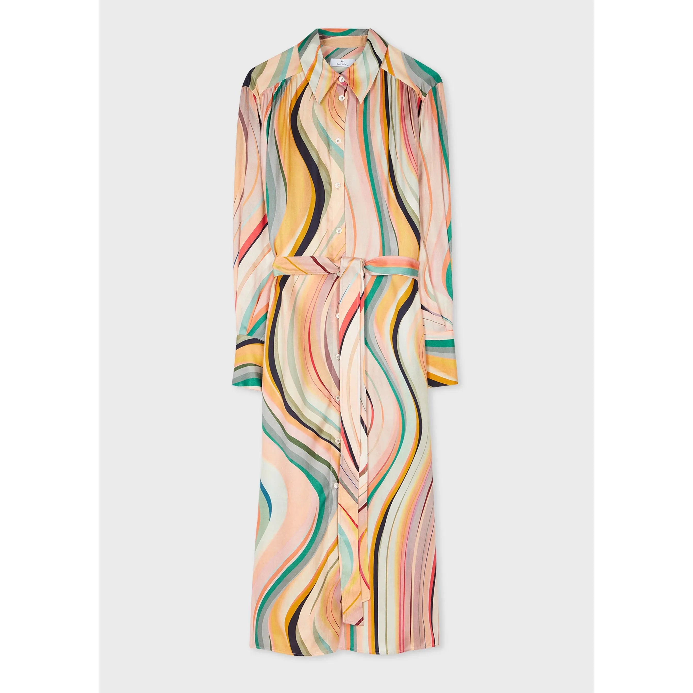 DUSKY SWIRL DRESS