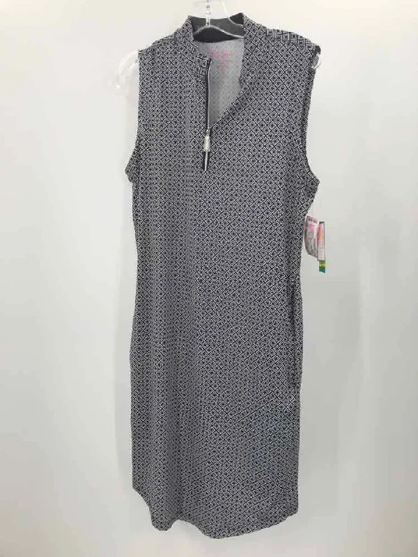 Pre-Owned Lillie Green Black Size Medium Athletic Dress