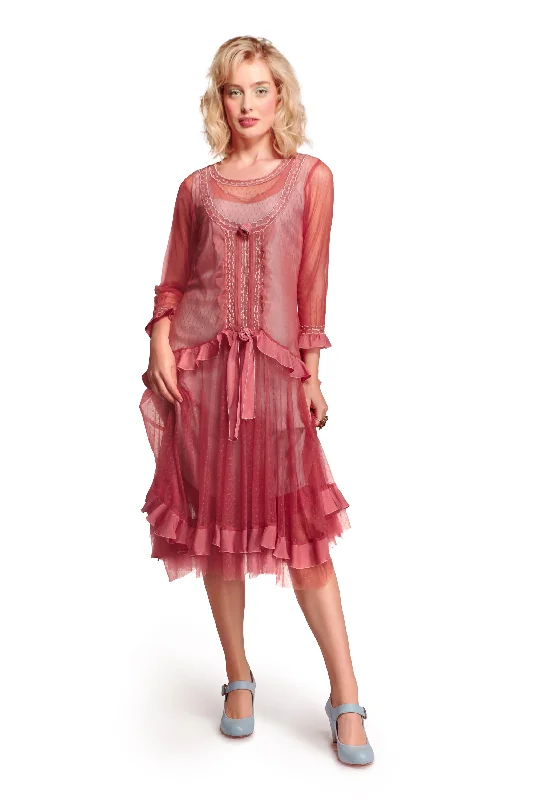 Rosalie Southwest Charm Dress in Mauve by Nataya