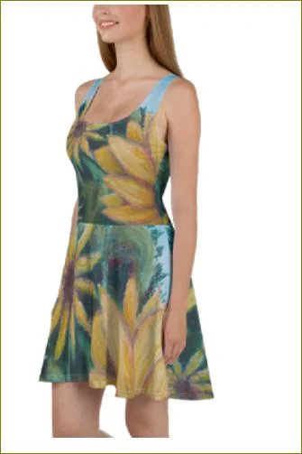 Sunny Flower ~ Skater Dress