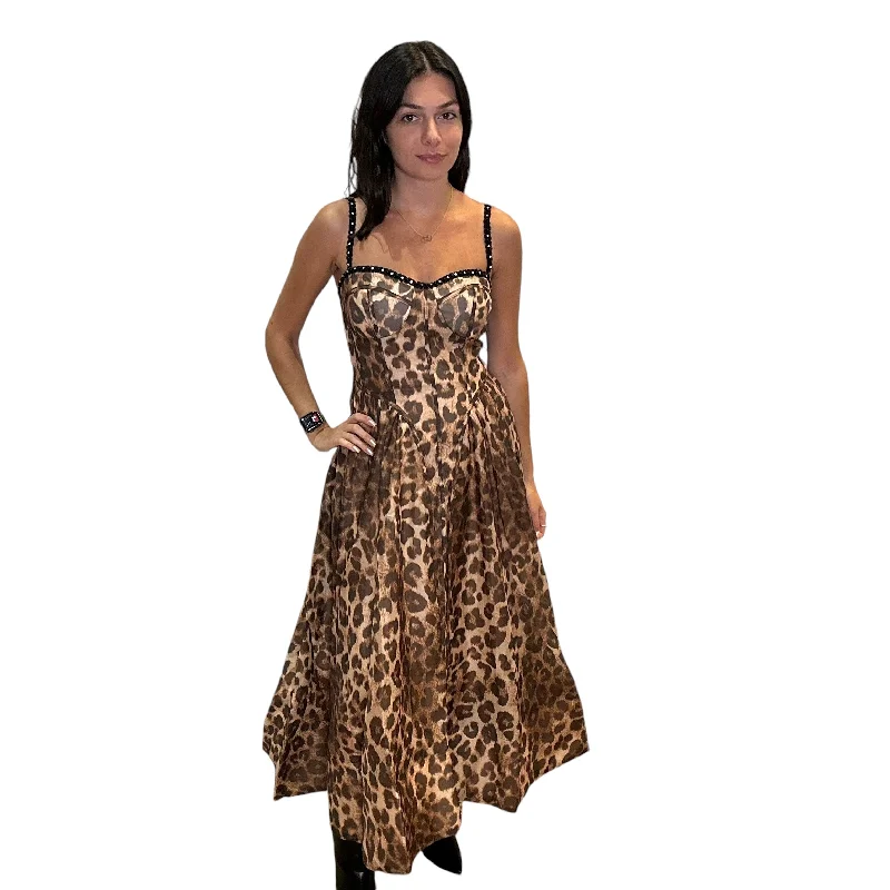 Sweetheart Leopard Print Dress