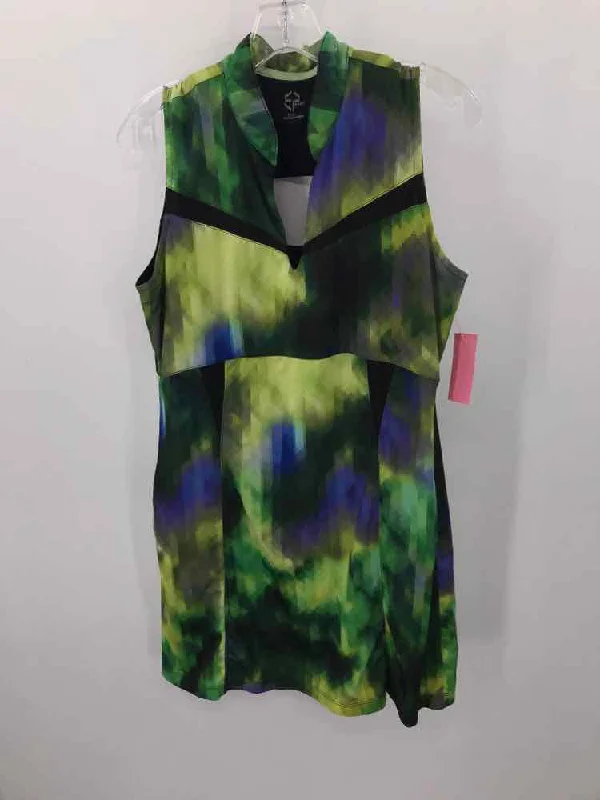 Pre-Owned EP Sport Green Size Large Athletic Dress