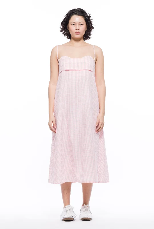 Pink White Gingham