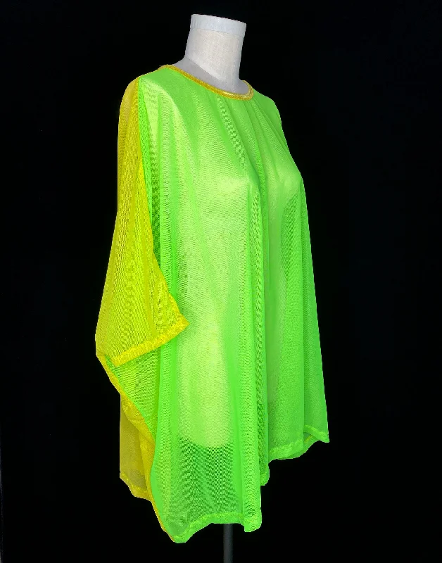 Lemon Lime Mesh Tent Dress
