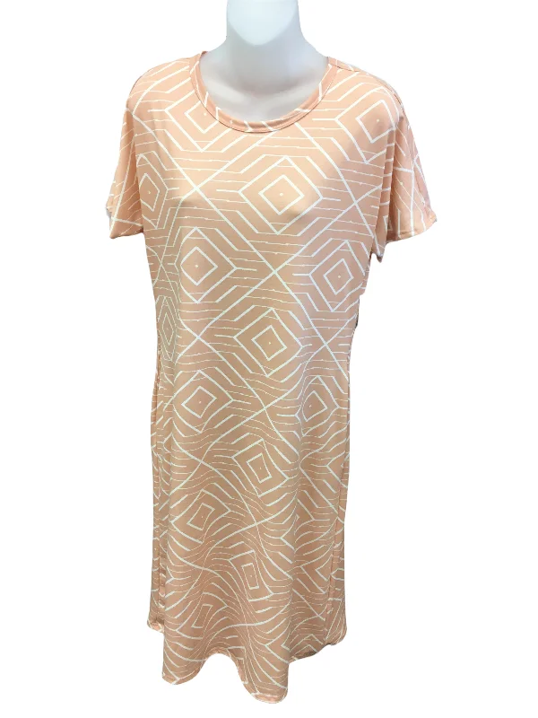 Dress Short Short Sleeve By Lularoe  Size: 6 Maxi Flowy Bohemian