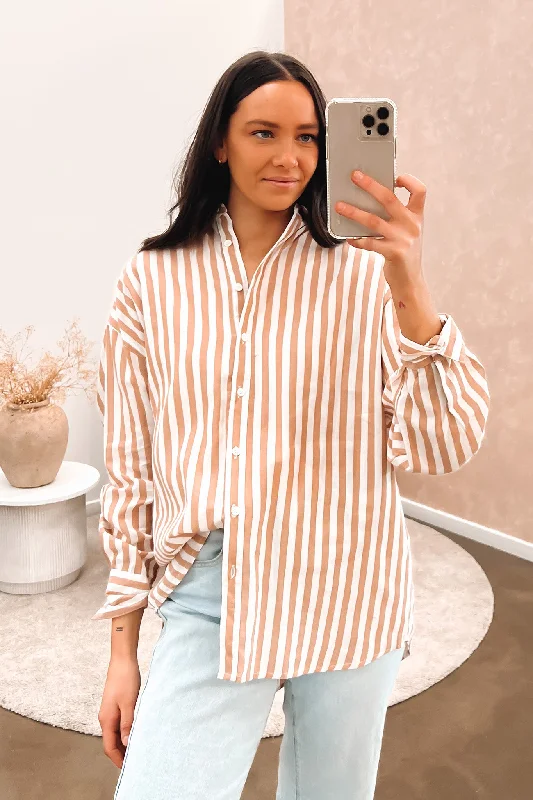 Ceres Shirt Stripe Modern Contemporary Chic