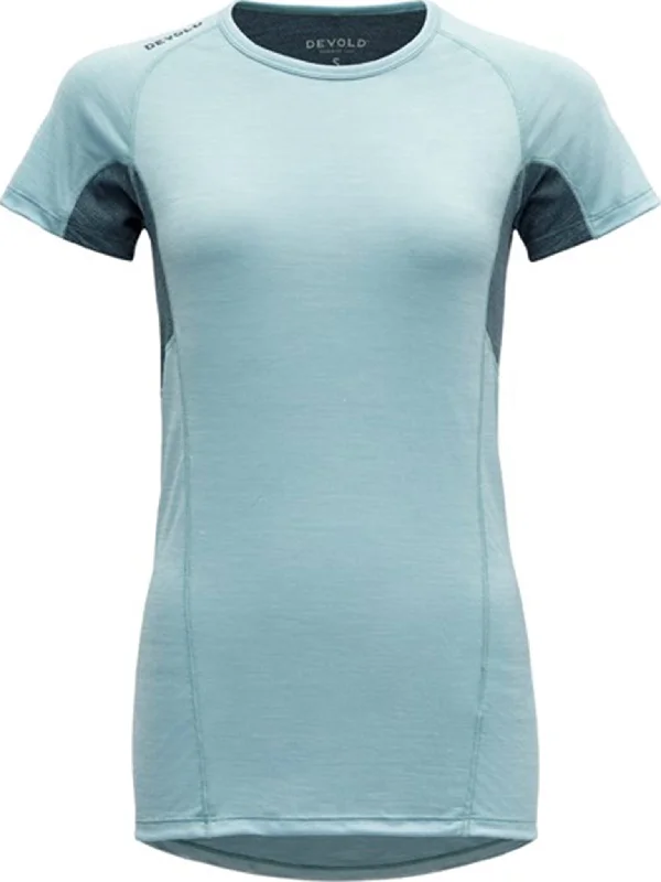Running Merino 130 T-Shirt - Women's|-|T-shirt Running Merino 130 - Femme Solid Print Embellished