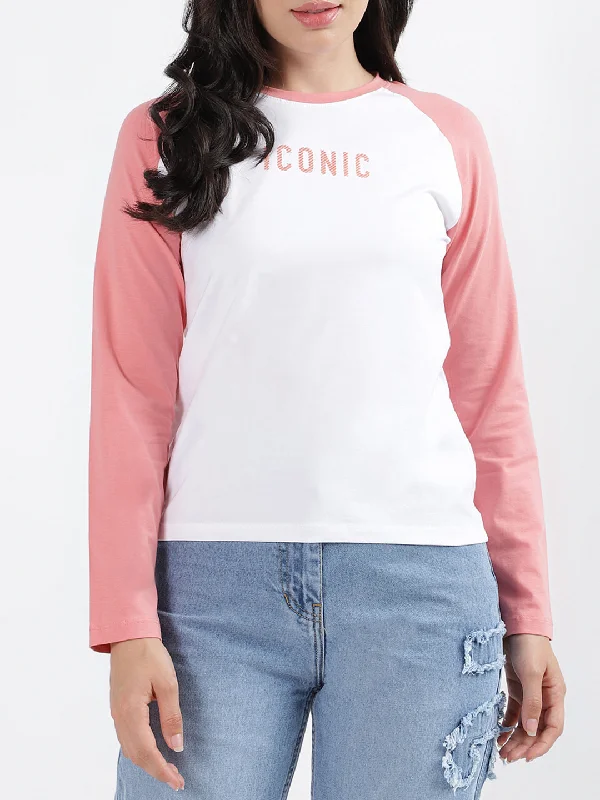 Iconic Multi Fashion Color Block Regular Fit T-Shirt Elasticated Padded Insulated