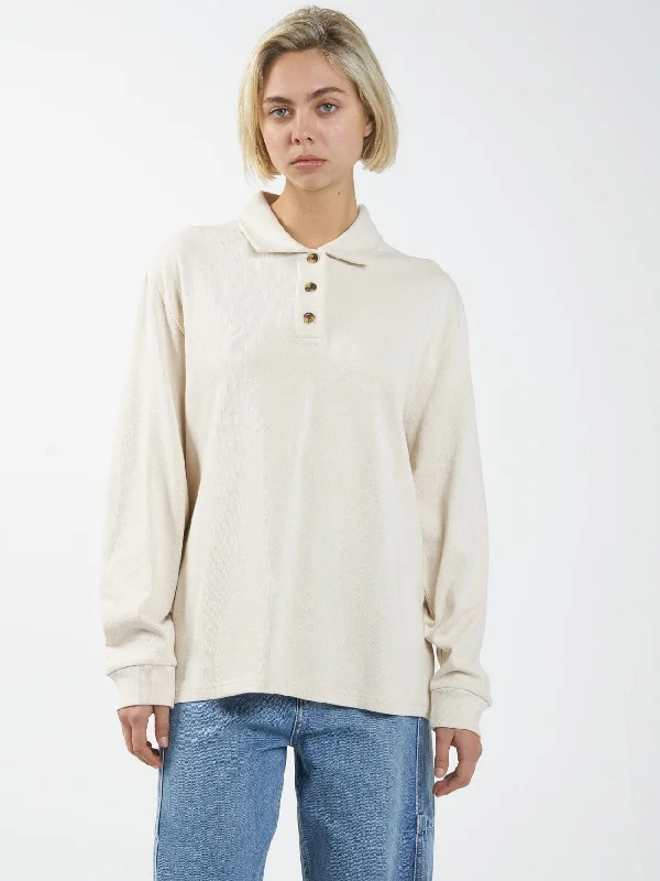 Logan Rugby Polo - Unbleached Layered Multi-layer Single Layer