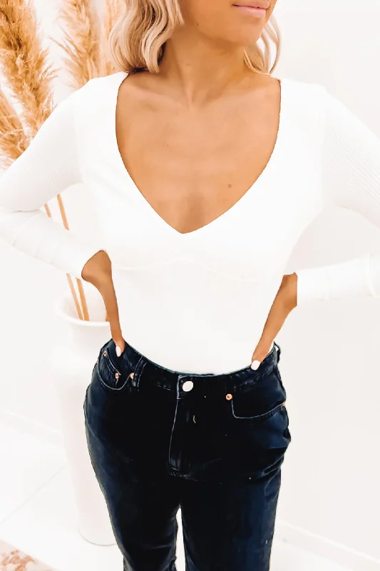 Narli Top White Solid Print Embellished