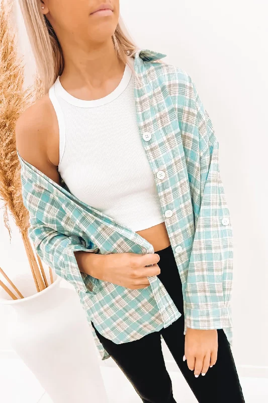 Natasha Shirt Green Fashionable Trendy Casual