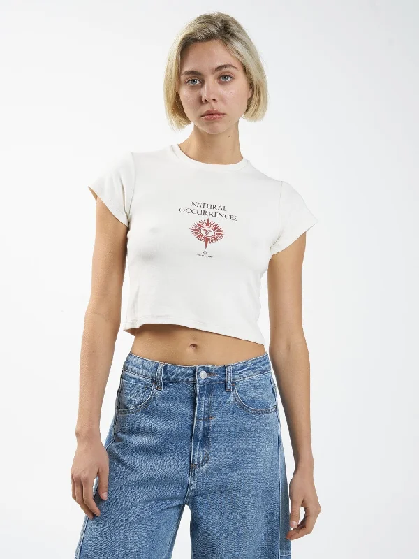 Natural Occurrences Mini Tee - Heritage White Boxy Fit Fitted Loose