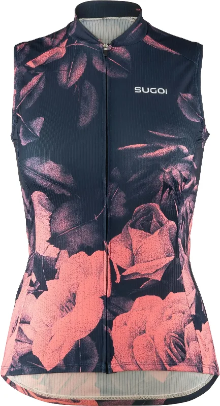Evolution sleeveless Jersey - Women's|-|Maillot sans manches Evolution - Femme Striped Floral Plaid