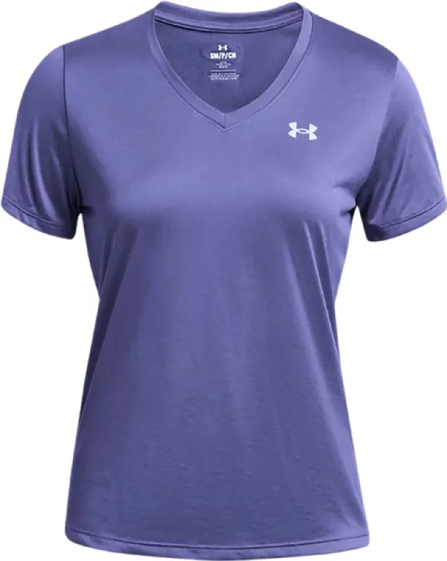 UA Tech V-Neck Short Sleeve T-Shirt - Women's|-|T-shirt à manches courtes et col en V UA Tech - Femme Collared T-Shirt Boat Neck A-Line