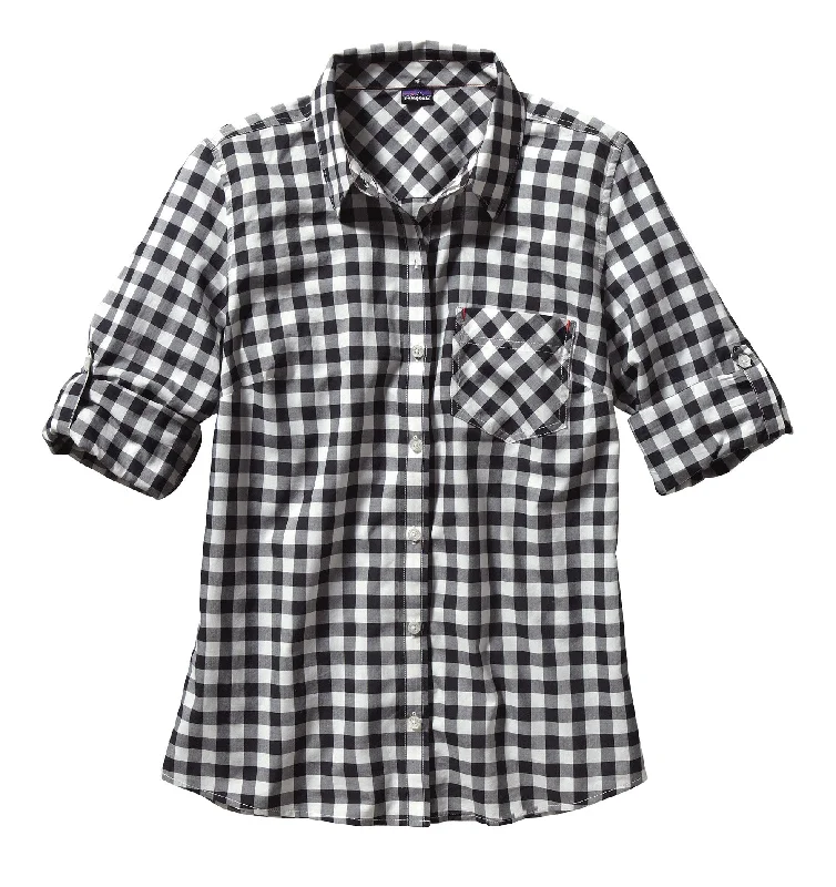 W's Long-Sleeved Brookgreen Shirt Spandex Blend Rayon Blend Denim Blend