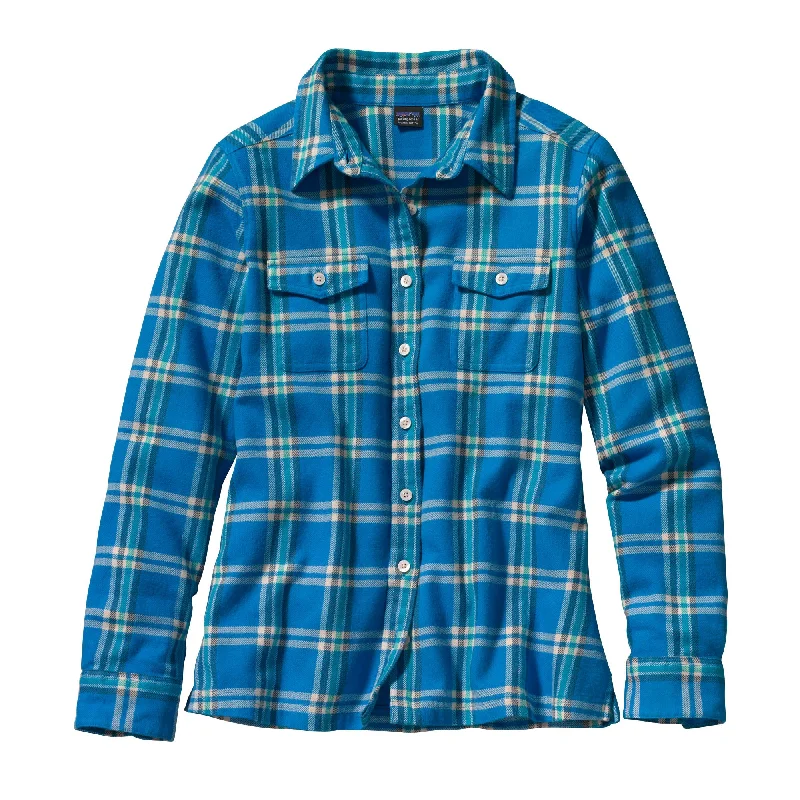 W's Long-Sleeved Fjord Flannel Shirt Print Jacquard Patchwork