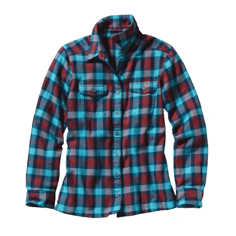 W's Long-Sleeved Fjord Flannel Shirt Polka Dot Checkered Tartan