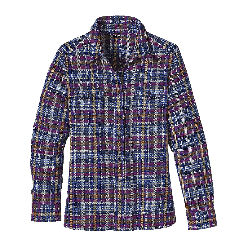 W's Long-Sleeved Fjord Flannel Shirt Sequined Glittery Shiny