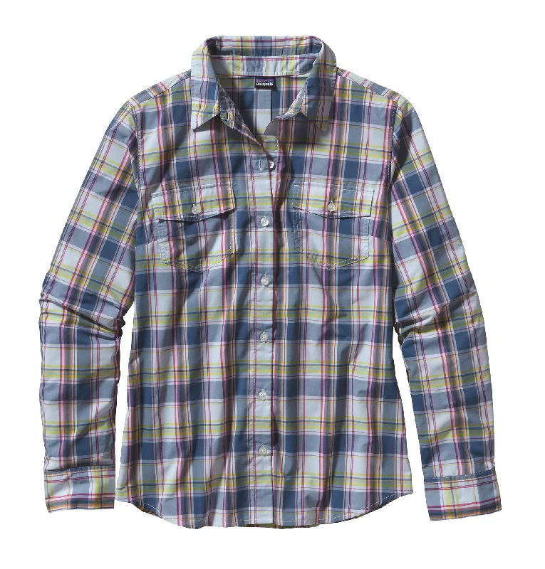 W's Long-Sleeved Overcast Shirt Solid Color Striped Floral
