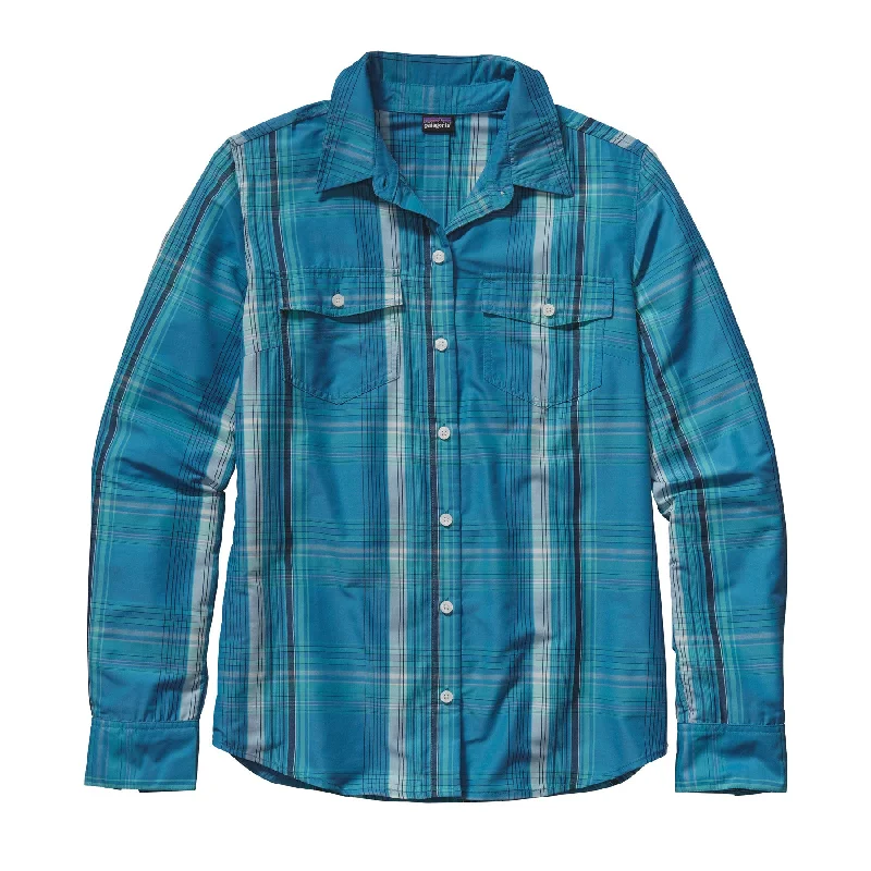 W's Long-Sleeved Overcast Shirt Thin T-Shirt Open Front Quick Dry