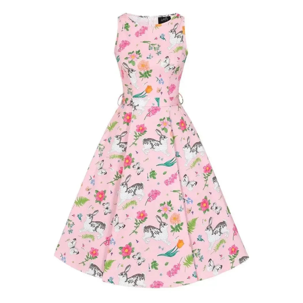 Hepburn Dress - Spring Rabbit Soft Cotton Skirt