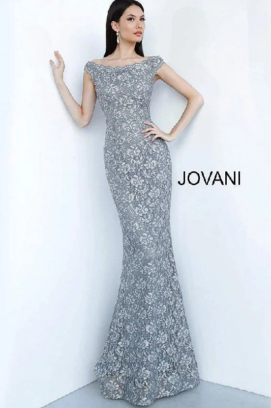 Jovani 78595 Long Formal Dress Flowing Floral Skirt