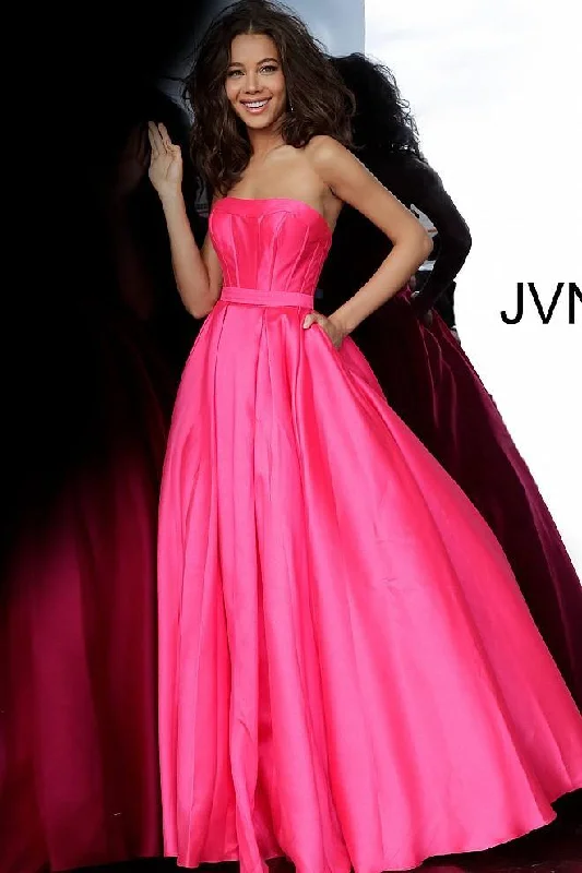 Jovani 1080 Long Prom Ball Gown Floral Skirt Set