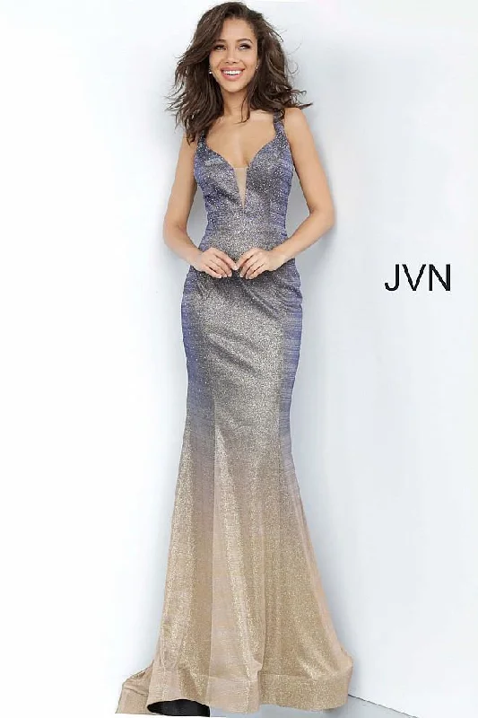 Jovani 02307 Long Prom Dress Vibrant Floral Print